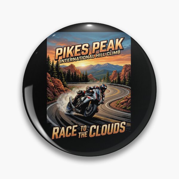 Item preview, Pikes Peak Hill Climb Icon Illustration designed and sold by enzoade.