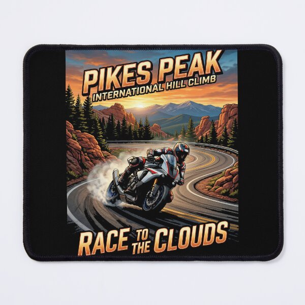 Item preview, Pikes Peak Hill Climb Icon Illustration designed and sold by enzoade.