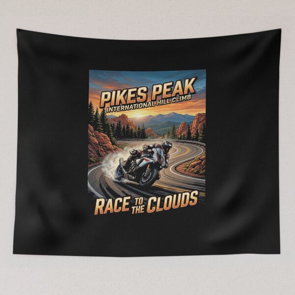 Item preview, Pikes Peak Hill Climb Icon Illustration designed and sold by enzoade.