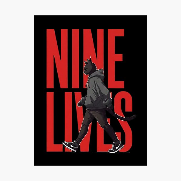 Item preview, Nine Lives Cat Streetwear designed and sold by MoodSwingCo.