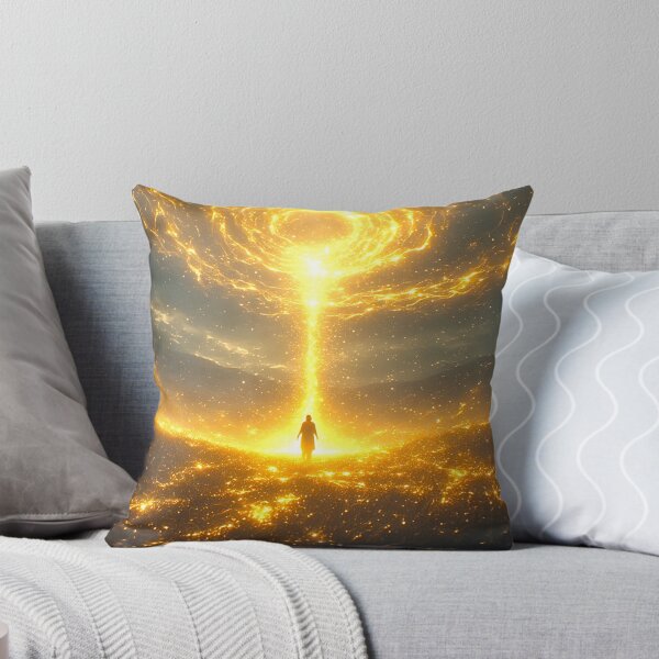 Item preview, Cinematic Art: A Wanderer Amidst Golden Aura 10 designed and sold by Gryfonarts.