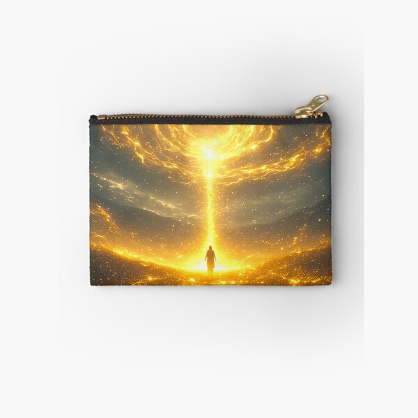 Item preview, Cinematic Art: A Wanderer Amidst Golden Aura 10 designed and sold by Gryfonarts.
