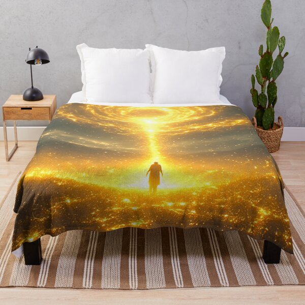 Item preview, Cinematic Art: A Wanderer Amidst Golden Aura 10 designed and sold by Gryfonarts.