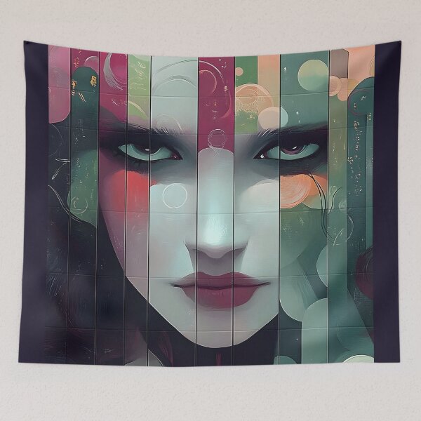 Item preview, Modern Abstract Woman Portrait designed and sold by Shoot-The-Moon.