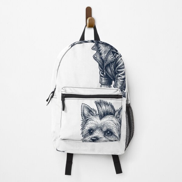 Item preview, Vintage Yorkshire Terrier Punk Mowhawk Dog Mom Dad designed and sold by DoodleTortle.
