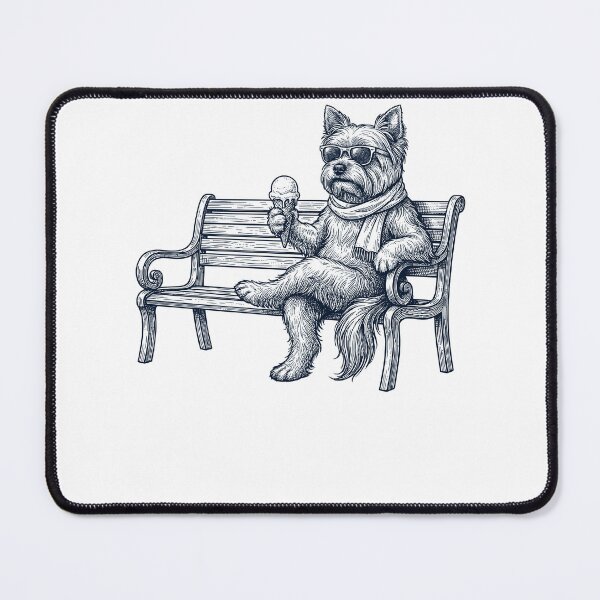 Item preview, Yorkshire Terrier Ice Cream Dog Mom Dad designed and sold by DoodleTortle.