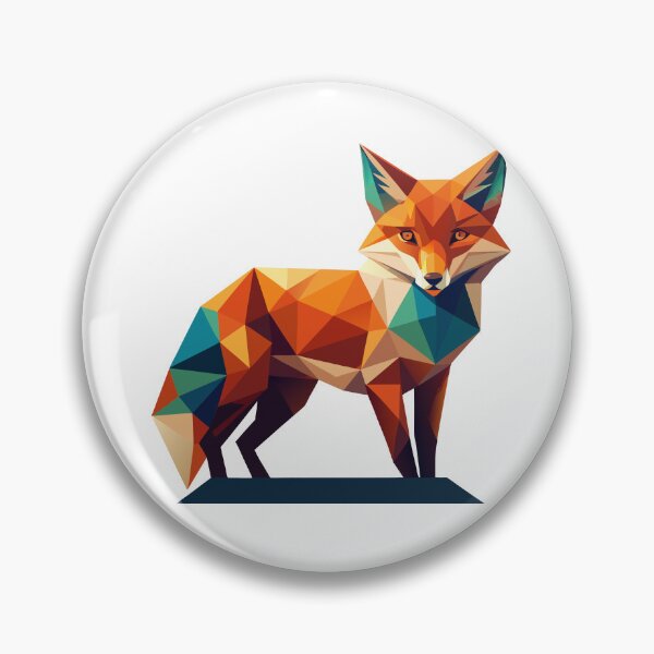 Item preview, Cute Geometric Fox designed and sold by SuperAIstar.