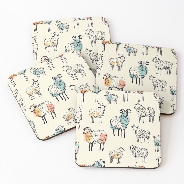 Item preview, Sheep and Goat – One Line Wonders   designed and sold by Vanich-Panich.