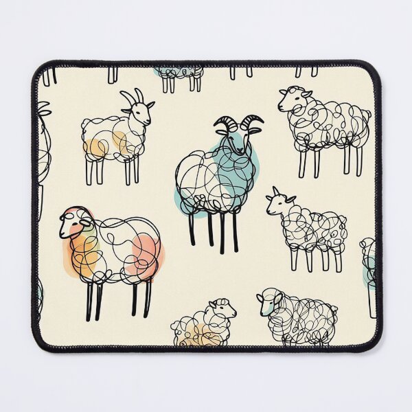 Item preview, Sheep and Goat – One Line Wonders   designed and sold by Vanich-Panich.