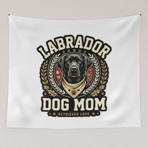 Item preview, Black Labrador Dog Mom designed and sold by RockitBaby.