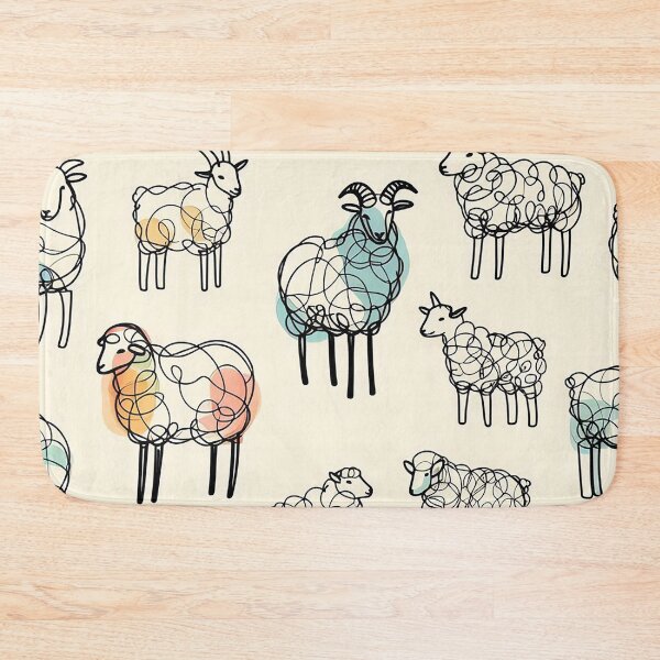 Item preview, Sheep and Goat – One Line Wonders   designed and sold by Vanich-Panich.