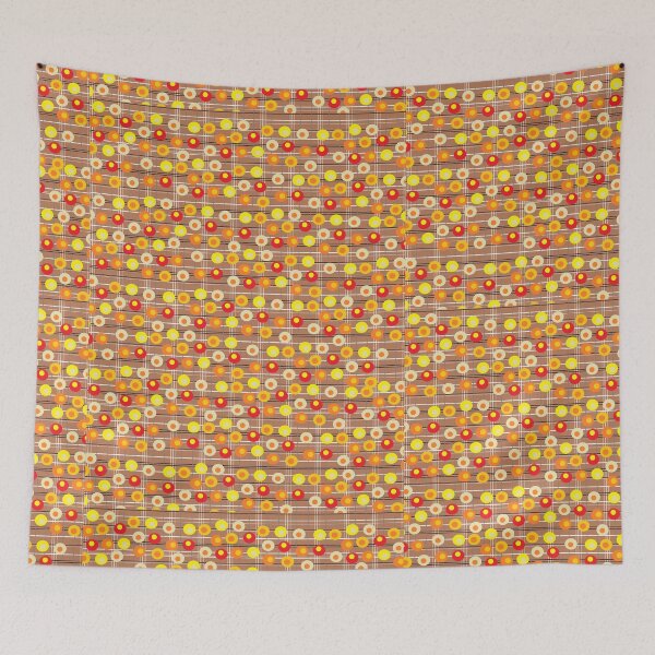 Item preview, Orange Egg Tartan Mess designed and sold by Liberty Lists.
