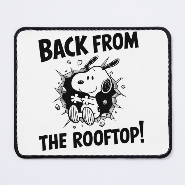 Item preview, Snoopy - Back From the Rooftop designed and sold by MoodSwingCo.
