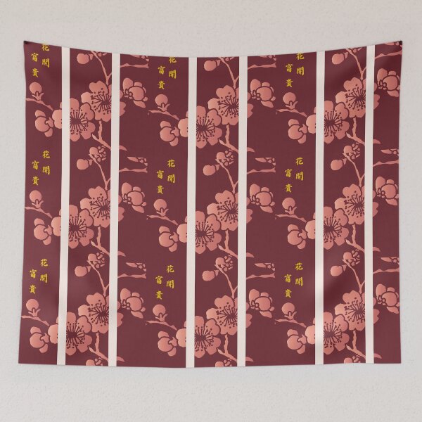 Item preview, Flowers Bloom for Prosperity "Hua Kai Fu Gui" - Traditional Chinese Peony Art - Lunar New Year Wealth & Good Fortune Aesthetic designed and sold by liveinbeauty.