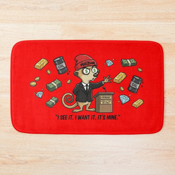 Item preview, MaXiBoOM - Greedy President CEO Meerkat Gold Rush designed and sold by mAXiBoOM.