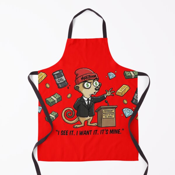 Item preview, MaXiBoOM - Greedy President CEO Meerkat Gold Rush designed and sold by mAXiBoOM.