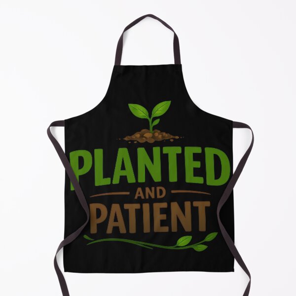 Item preview, Planted And Patient Gardening Growth Mindset Design designed and sold by TeeTimeTreasure.