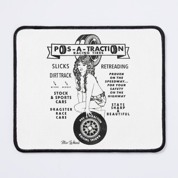 Item preview, Defunct Pos-A-Traction Car Racing Tires Slicks Retreading Dirt Track Proven On The Speedway For Your Safety On The Highway Stays Sharp Beautiful designed and sold by V-enus-.