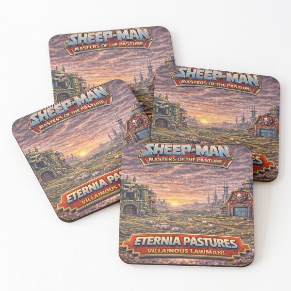 Item preview, Eternia Pastures, Villainous Lawman Landscape | Sheep-Man Sheepism Parody designed and sold by Thpoar.