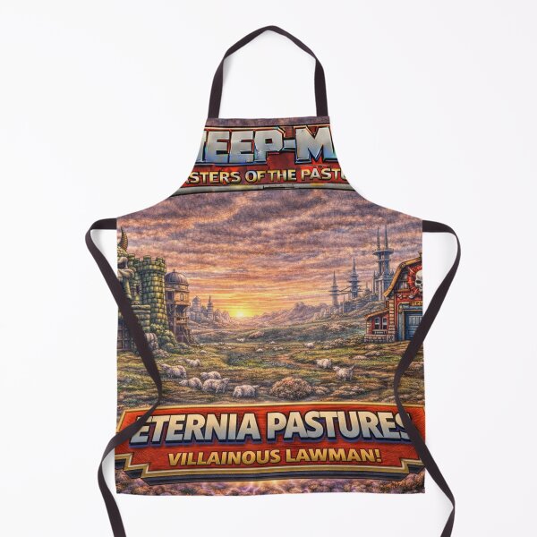 Item preview, Eternia Pastures, Villainous Lawman Landscape | Sheep-Man Sheepism Parody designed and sold by Thpoar.