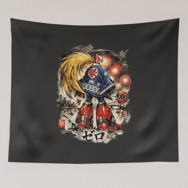 Item preview, Festive Zero Sumi-e inspired designed and sold by KinLost.