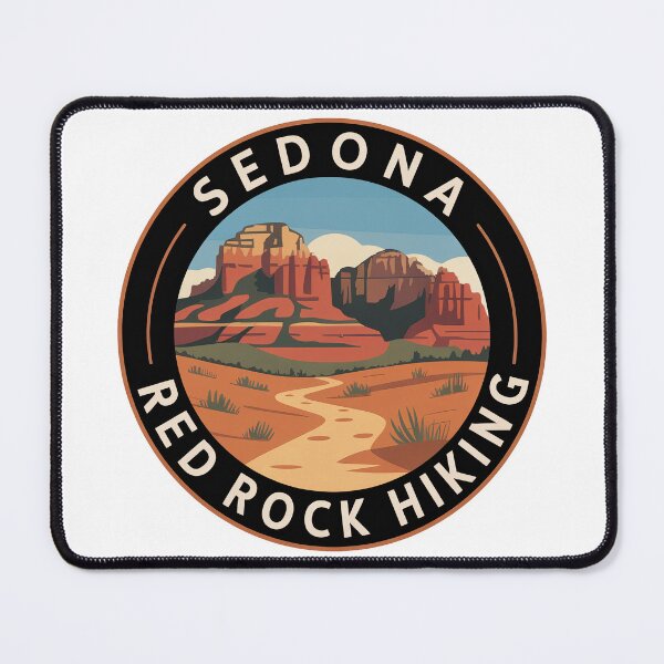 Item preview, Sedona Red Rock Hiking - Vintage Arizona Travel Badge Design designed and sold by pod24.