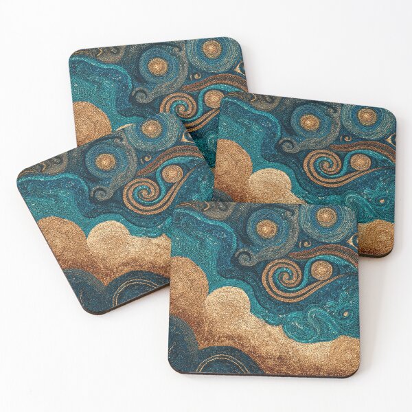 Item preview, Aboriginal Inspired Dot Art - With Great Waves designed and sold by GrinGalore.