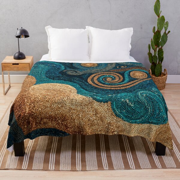 Item preview, Aboriginal Inspired Dot Art - With Great Waves designed and sold by GrinGalore.