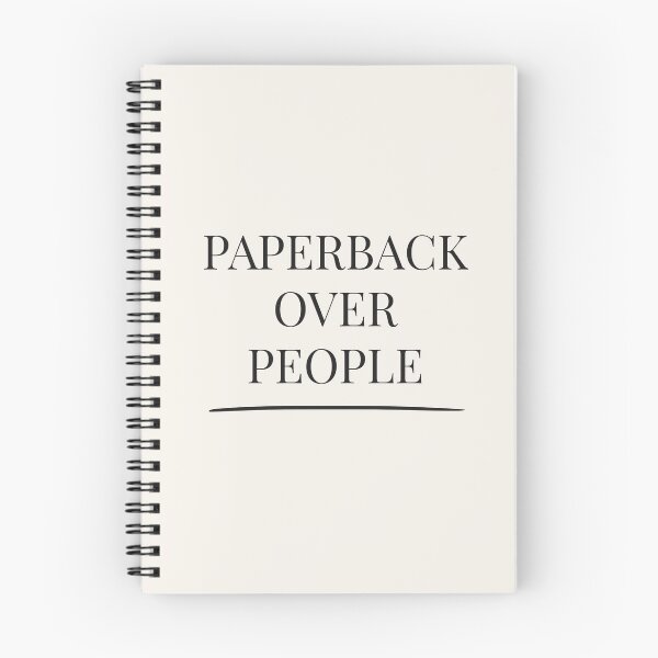 Item preview, Paperback over People - Booktok x Romance Reader Aesthetic designed and sold by Inkbound Co.