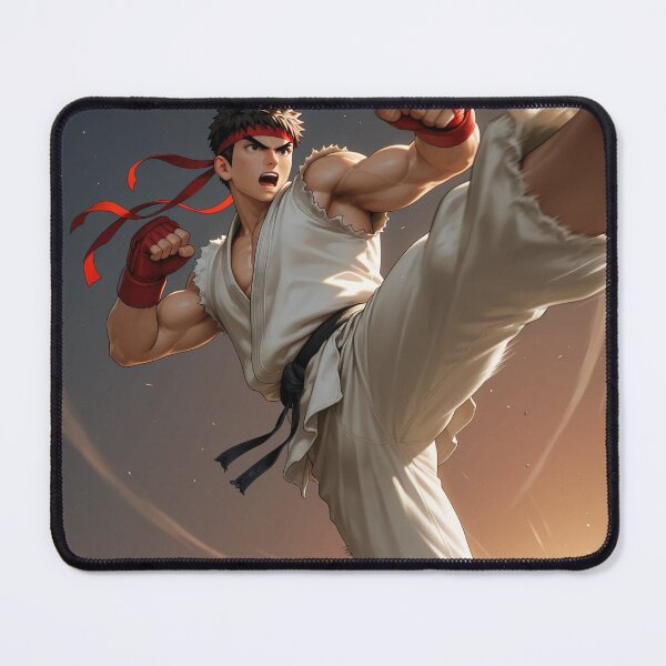 Item preview, Ryu fighting in the street and giving a kick designed and sold by Planet Utoppia.