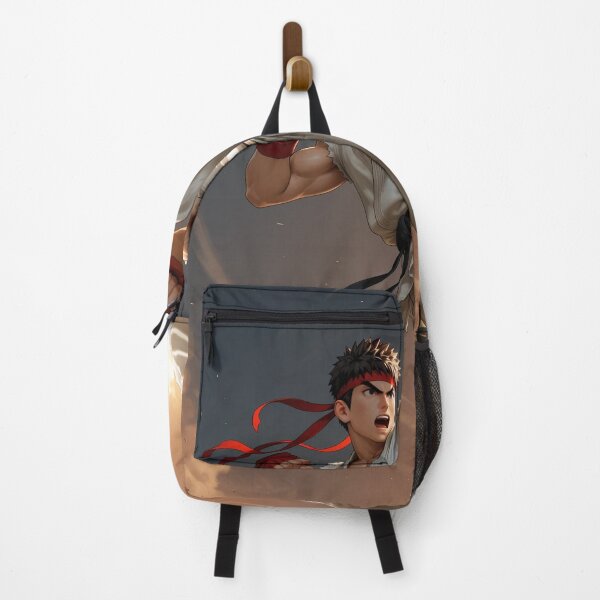 Item preview, Ryu fighting in the street and giving a kick designed and sold by Planet Utoppia.