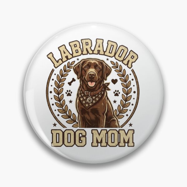Item preview, Chocolate Labrador Dog Mom designed and sold by RockitBaby.
