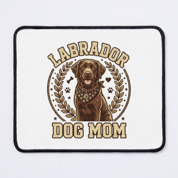 Item preview, Chocolate Labrador Dog Mom designed and sold by RockitBaby.