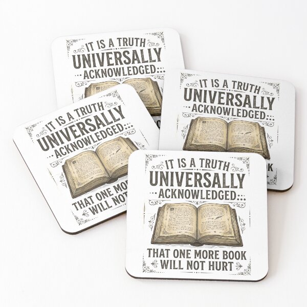 Item preview, Pride and Prejudice One More Book Will Not Hurt Jane Austen designed and sold by Fenay Designs.