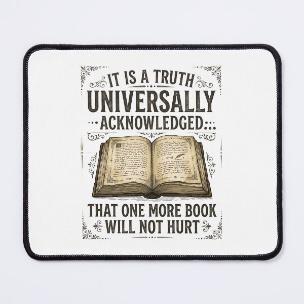 Item preview, Pride and Prejudice One More Book Will Not Hurt Jane Austen designed and sold by Fenay Designs.