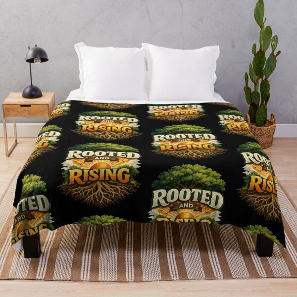 Item preview, Rooted And Rising Faith Inspired Growth And Resilience Design designed and sold by TeeTimeTreasure.