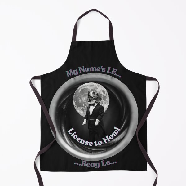 Item preview, Beag Le – My Name’s Le… License to Howl Funny Beagle Tuxedo Shirt designed and sold by ArthurShu.