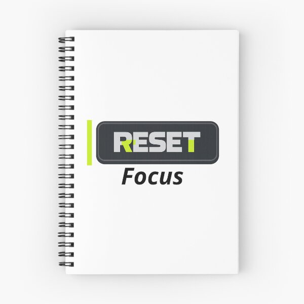 Item preview, RESET FOCUS – Minimal Mindset Design designed and sold by MWCrescent.