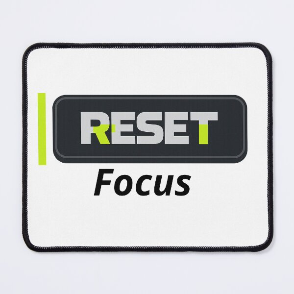 Item preview, RESET FOCUS – Minimal Mindset Design designed and sold by MWCrescent.