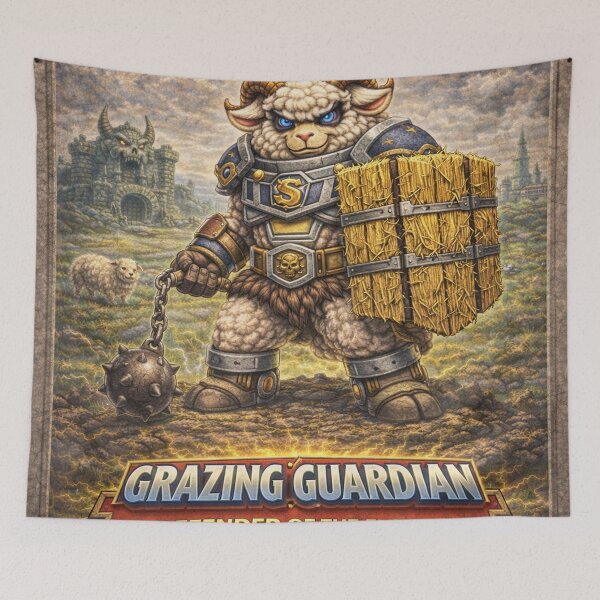 Item preview, Grazing Guardian, Defender of the Flocks | Sheep-Man Sheepism Parody designed and sold by Thpoar.