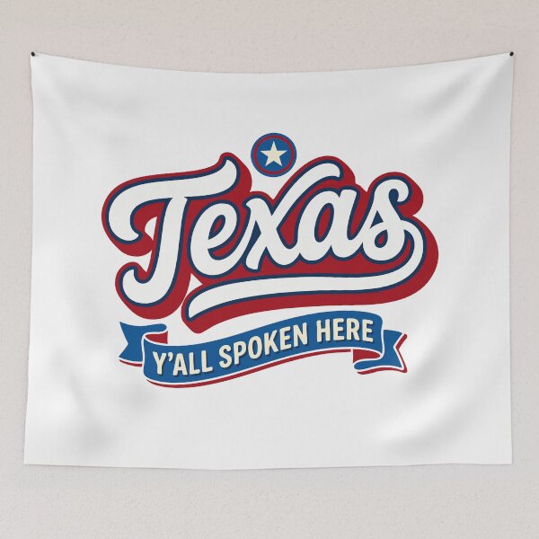 Item preview, Vintage Texas Y'all Spoken Here - Retro Southern Pride designed and sold by Cozy-Old-Pub.