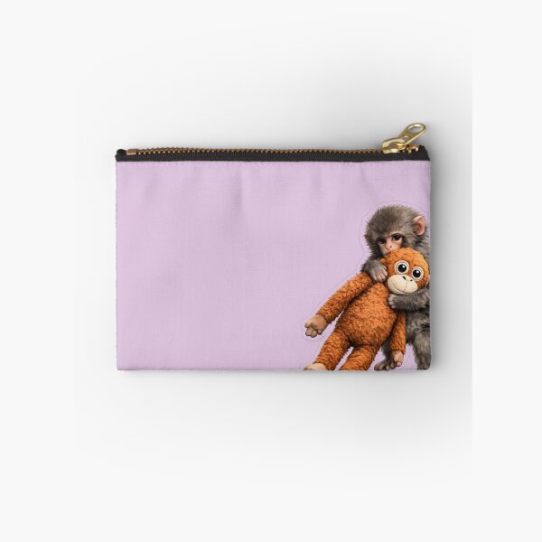 Item preview, Emotional Support Monkey – Viral Plush Protector designed and sold by KawaiiOrbit.