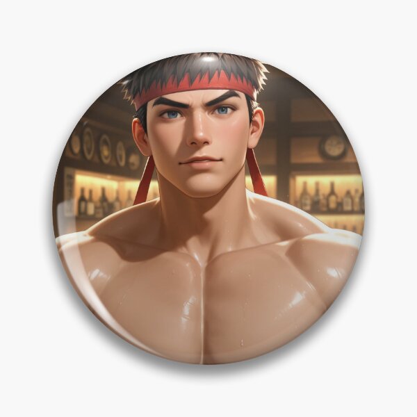 Item preview, Ryu having a beer at the bar designed and sold by Planet Utoppia.