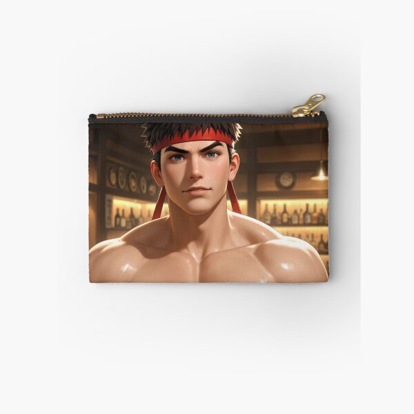 Item preview, Ryu having a beer at the bar designed and sold by Planet Utoppia.