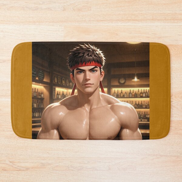 Item preview, Ryu having a beer at the bar designed and sold by Planet Utoppia.