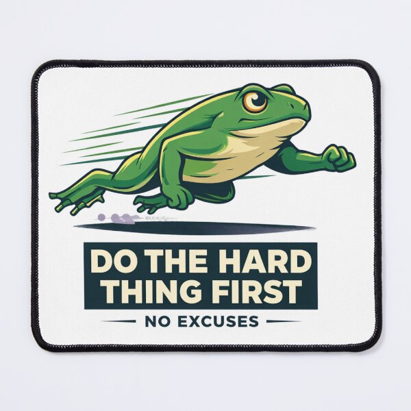 Item preview, Eat that frog , Do the hard thing fast designed and sold by trendie-tees.