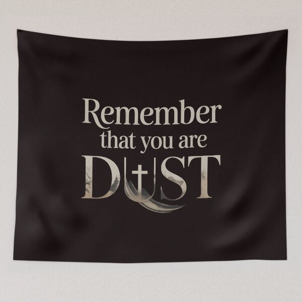 Item preview, Remember That You Are Dust – Catholic Quote From Scripture designed and sold by Redgiant87x.