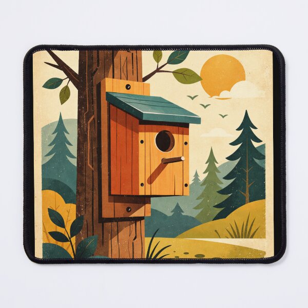 Item preview, Nest Box - retro bird house designed and sold by DamioPolArt.