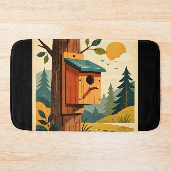 Item preview, Nest Box - retro bird house designed and sold by DamioPolArt.