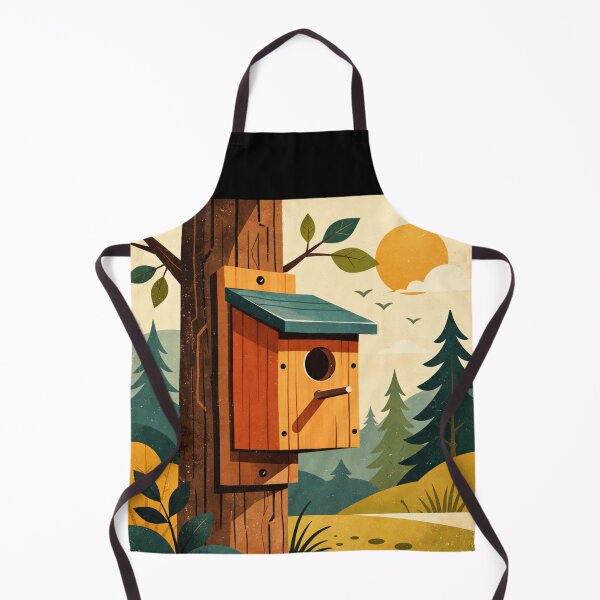 Item preview, Nest Box - retro bird house designed and sold by DamioPolArt.